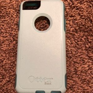 Pretty blue iPhone otter box